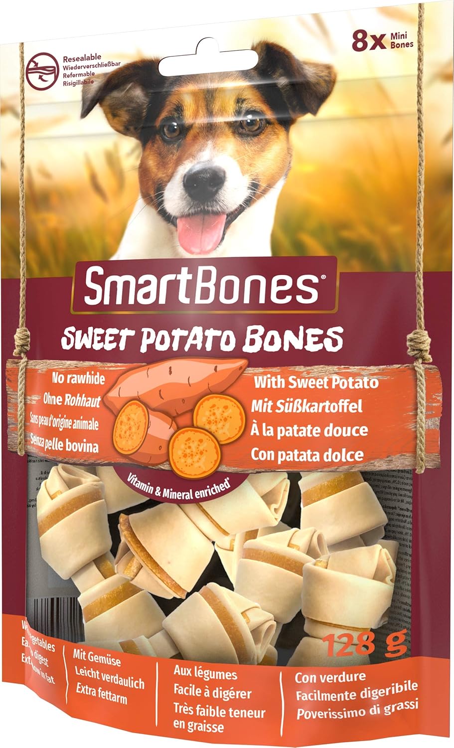 SmartBones Sweet Potato Mini 8 Pk